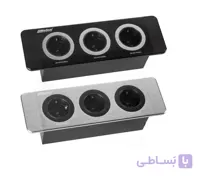 پریز توکار با درپوش مگنتی ملونی کد 10082