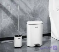 ست براش و سطل زباله پدالی HTN مدل HTB037