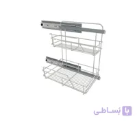 سبد مواد شوینده 2 طبقه مدل ایتالیایی آی تک کد S_P402-422