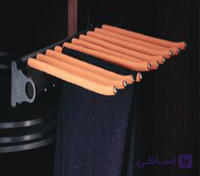 رک جای شلوار دیواری یک طرفه 11.5*45.5*35 رنگ طوسی نارنجی فرنچ استایل فانتونی کد J921