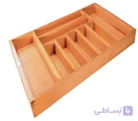 جای قاشق و چنگال چوب راش فانتونی کد O022