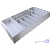 جای قاشق و چنگال چوبی رنگ سیلور جهت یونیت عرض 45 فانتونی کد O051