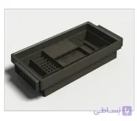 کشوی لوازم آرایش چرمی ریلی دارای آرام بند Leka Series یونی هوپر کد WS4182S