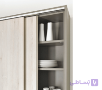 مکانیزم تاپ لاین توکار دو درب ملونی Universal