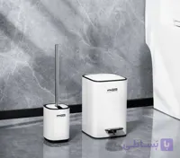 ست براش و سطل زباله پدالی HTN مدل HTB017