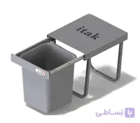 سطل زباله تک مخزن ریلی کوچک آی تک کد S_V2