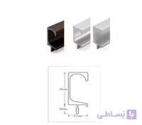 دستگیره شاخه ای شیارخور مدل G ملونی کد 7072B