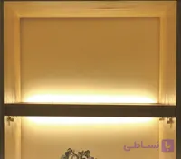 چراغ LED داخل کمد و کابینت پشت شلف چوبی با نور 2 طرفه 12 وات سری 27 سایز 90 فانتونی کد N564