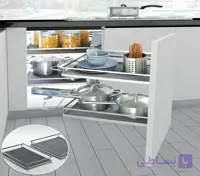 لمن کرنر کابینت زمینی آرام بند نانو کوتینگ