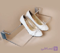 رک جا کفشی استیل کروم عرض 60-40 فانتونی کد J429