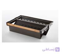 جا کفشی فلزی ریلی با صفحه مشبک داخل کمد با فرانت چوب Neka Wood Series یونی هوپر کد WS4144