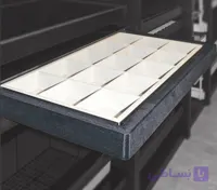 سینی مشبک ریلی جای کمربند و کراوات رنگ مشکی مخمل سایز 120 فانتونی کد J316