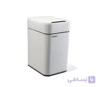 سطل زباله 15 لیتری هوشمند سنسور دار با درب پروانه ای و سطل داخلی HTN کد HTD492-15L