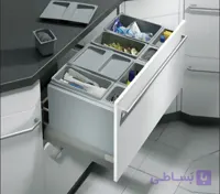 سطل چند منظوره توکار متصل به بدنه هایلو مدل ایکس ایکس ال جهت یونیت عرض 90 سانتیمتر 3630901 فانتونی کد Q190