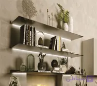 چراغ LED شلف آلومینیومی رنگ مشکی مات به همراه ترانس مدل نکسا (Nexa) عمق 28 و عرض 90 سانتیمتر فانتونی کد N682