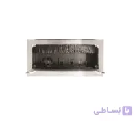 پریز برق توکار با درب فلپ آرامبند رنگ سیلور (1 سوکت برق و 1 پورت USB و 1 پورت اینترنت و 1 پورت تلفن و 1 پورت HDMI) فانتونی کد N328
