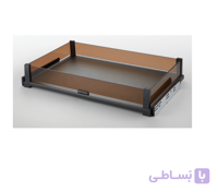 جای البسه ریلی با دیواره شیشه ای رنگ موکا Mocca Series یونی هوپر کد WS4128