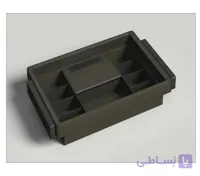 کشو نظم دهنده چرمی ریلی دارای آرام بند Leka Series سایز 90 یونی هوپر کد WS4175S.90