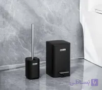 ست براش و سطل زباله پدالی HTN مدل HTB018