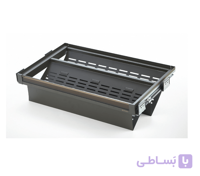 جا کفشی فلزی ریلی با صفحه مشبک داخل کمد با فرانت شیشه Neka Glass Series یونی هوپر کد WS4144G