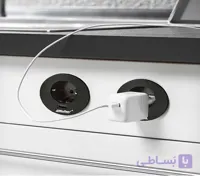 پریز توکار گرد سیمپل ملونی کد 10034