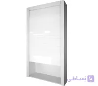 مکانیزم هوایی برقی درب کرکره ای (رولرشاتر) شیشه رنگ مشکی عرض 75 سانتی متر فانتونی کد C811