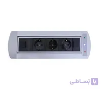 پریز برق مستطیلی دکمه تاچ الکترونیکی سیلور  فانتونی N361
