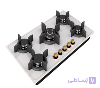 اجاق گاز رومیزی شیشه ای 5 شعله داتیس کد DG 582_Ultra
