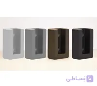 زیر سری میله رگال دیواری مستطیل مشکی فانتونی کد J454