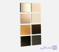 پاخور آلومینیومی رنگ نوک مدادی پودری ارتفاع 15 سانتیمتر و طول 4.8 متر فانتونی کد L307