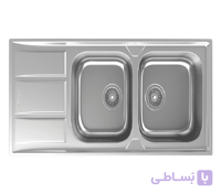 سینک ظرفشویی استیل توکار داتیس کد DB180