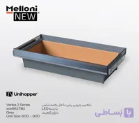 باکس چرمی ریلی سایز 60 رنگ طوسی Venka 2 Series  یونی هوپر کد WS4162-TBU.60