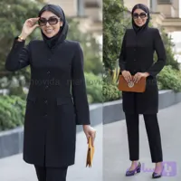 مانتو شلوار اداری تابستانی کد 580