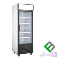 فریزر ویترینی عرض ۷۰ ایستاده درب شیشه ای دو جداره گاز ۴۰۴(توانسرد)