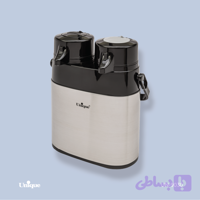 فلاسک دو قلو استیل 2 لیتر یونیک داخل شیشه کد UN-9030