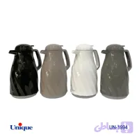 فلاسک 1 لیتر بدنه رنگی یونیک شیشه سفید کد UN-1994