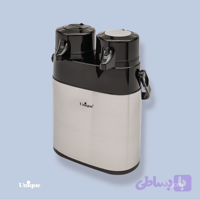 فلاسک دو قلو استیل 1.6 لیتر یونیک داخل شیشه کد UN-9060