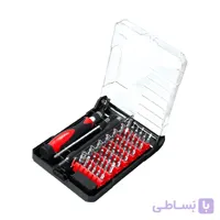 ست پیچ گوشتی ساعتی 45 عددی توسن مدل 4801