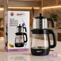 چای ساز مایر مدل MR8586 ظرفیت ۳ لیتر با کتری پیرکس