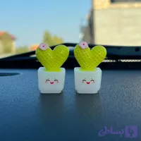 فیگور کاکتوس با گلدان شب تاب | تک و عمده