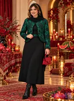 ست کت و سارافون یلدایی زنانه ، ست کت و سارافن زنانه ، ست کت و سارافون مجلسی زنانه