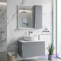 روشویی کابینتی کمد دار همراه آینه