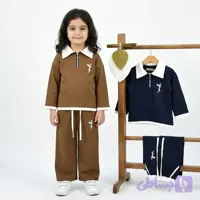 پولوشرت و شلوار بگ دخترانه مازراتی