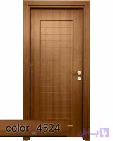 درب اتاق خواب و سرویس راش با رنگ پلی اِستر4524