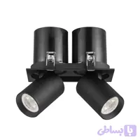 فکی توکار دوبل مشکی و سفید ۲۴وات ۱۲×۲