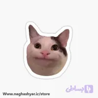 استیکر میم طرح گربه