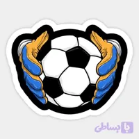 استیکر توپ فوتبال
