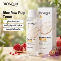 تونر برنج بیوآکوا مدل Rice Raw Pulp حجم 120 میلی لیتر