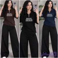 ست تیشرت و شلوار زنانه مسیحا پنبه گلکسی (کد: 28225)
