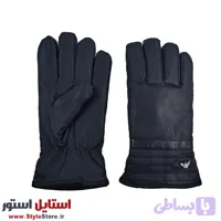 دستکش چرم مصنوعی مردانه مدل عقاب کد 1022